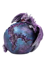 Puckator Giftware & Lifestyle - Dragon Crevice Keeper Purple Geode Figurine (purple)