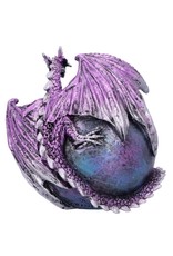 Puckator Giftware & Lifestyle - Dragon Crevice Keeper Purple Geode Figurine (purple)