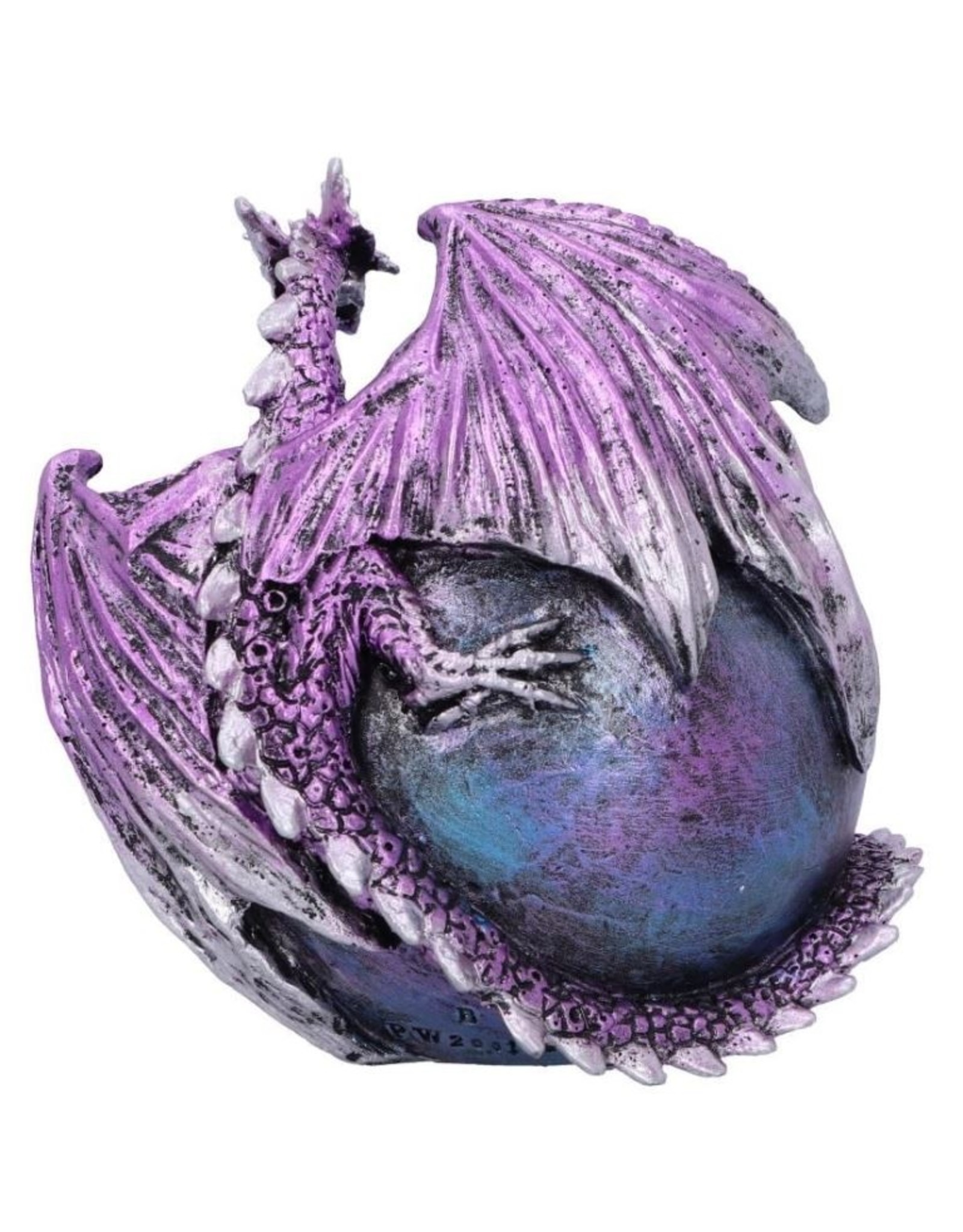 Puckator Giftware & Lifestyle - Dragon Crevice Keeper Purple Geode Figurine (purple)