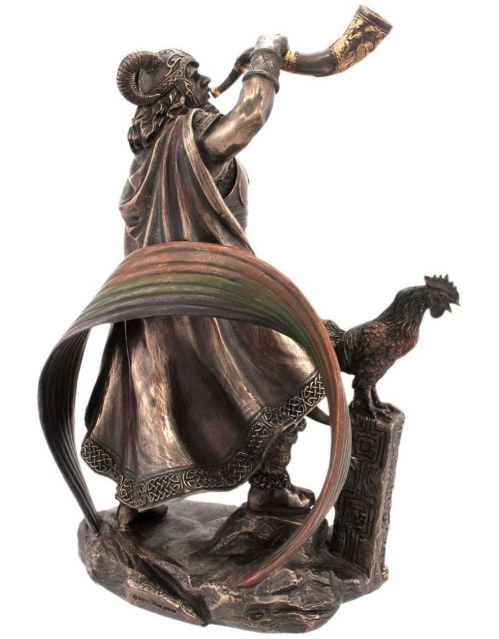 Veronese Design Giftware & Lifestyle - Norse God Heimdall bronzed figurine