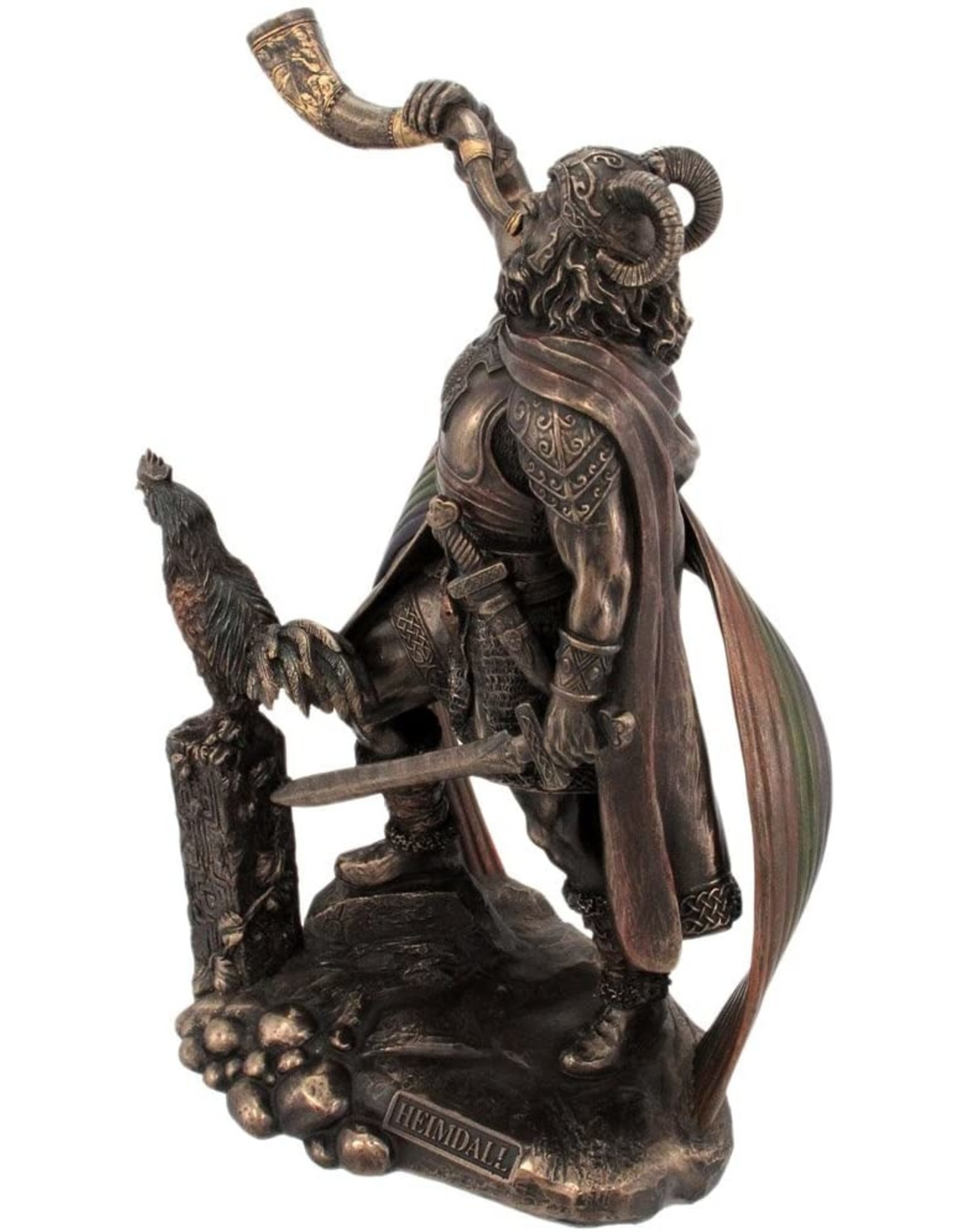 Veronese Design Giftware & Lifestyle - Norse God Heimdall bronzed figurine