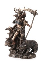 Veronese Design Giftware & Lifestyle - Hel Norse Goddess of the Underworld Bronzed Statue 26cm