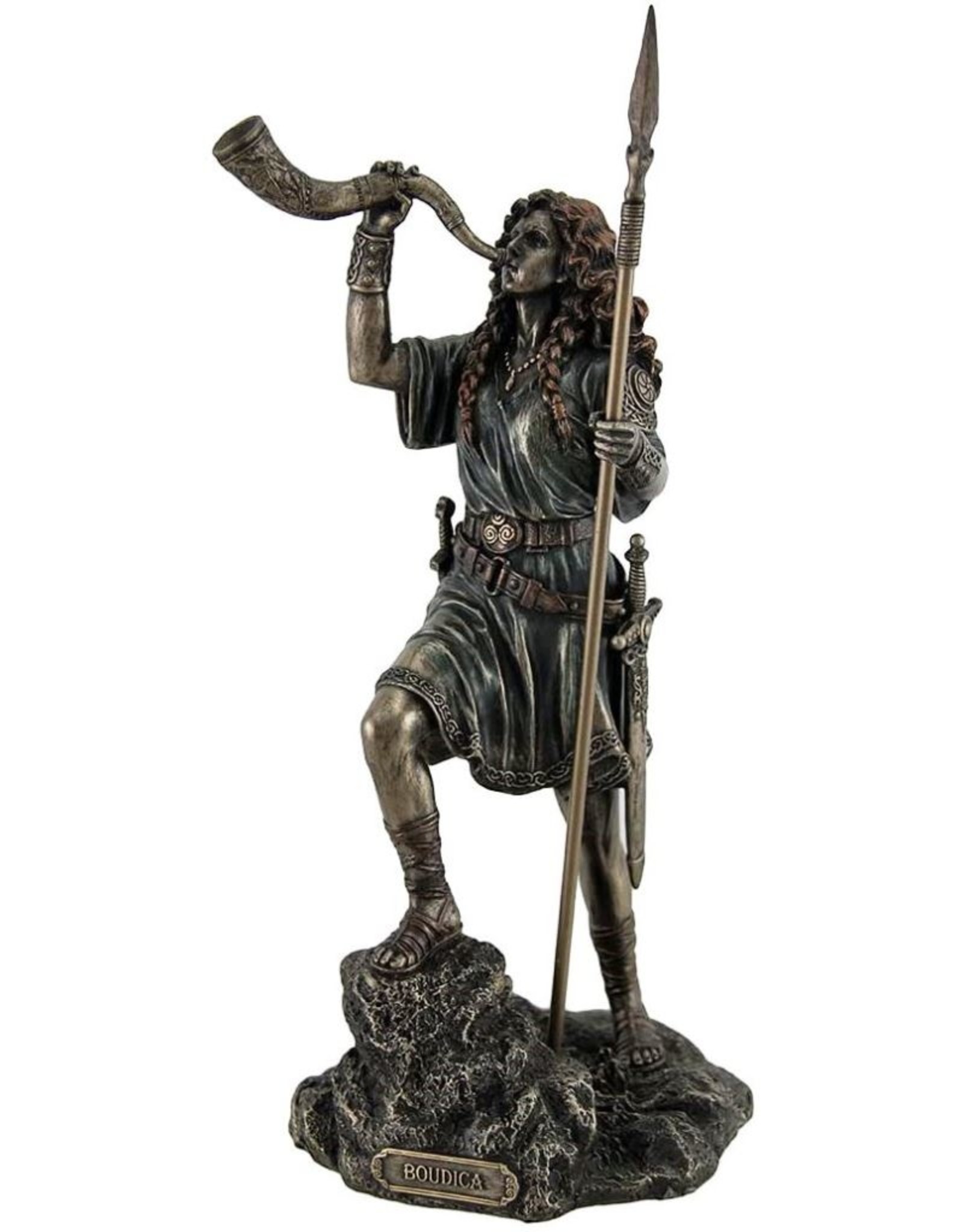 Veronese Design Giftware & Lifestyle - Boudica Celtic Queen Bronzed Statue 27cm