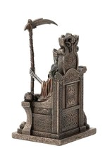 Veronese Design Giftware & Lifestyle - Hel Nordic Goddess of Underworld Sitting on Throne Bronzed Statue