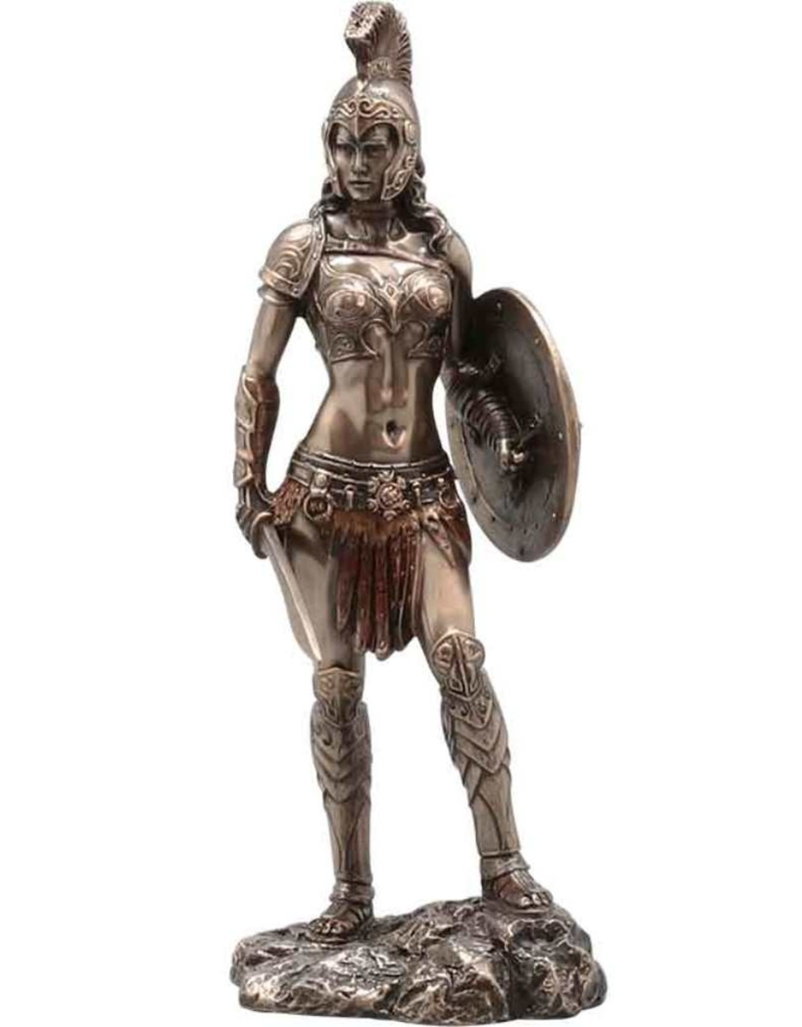 Veronese Design Giftware & Lifestyle - Amazon Warrior Bronzed Statue 23cm