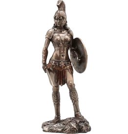 Veronese Design Amazon Warrior Bronzed Statue 23cm