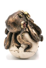 Trukado Giftware & Lifestyle - Steampunk Schedel met Steampunk Octopus 15cm