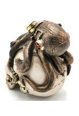 Trukado Giftware & Lifestyle - Steampunk Skull with Steampunk Octopus 15cm