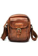 HillBurry Leather bags - HillBurry Shoulder Bag Washed Leather Small Size Tan