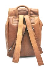 HillBurry Leather backpacks Leather shoppers - HillBurry Backpack with drawstring, flap and slide closure