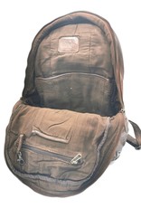 HillBurry Leather backpacks Leather shoppers - HillBurry Luxury Backpack with Wicker Washed Leather Brown