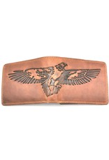 HillBurry Leather Wallets - HillBurry Leather Wallet with embossed Eagle