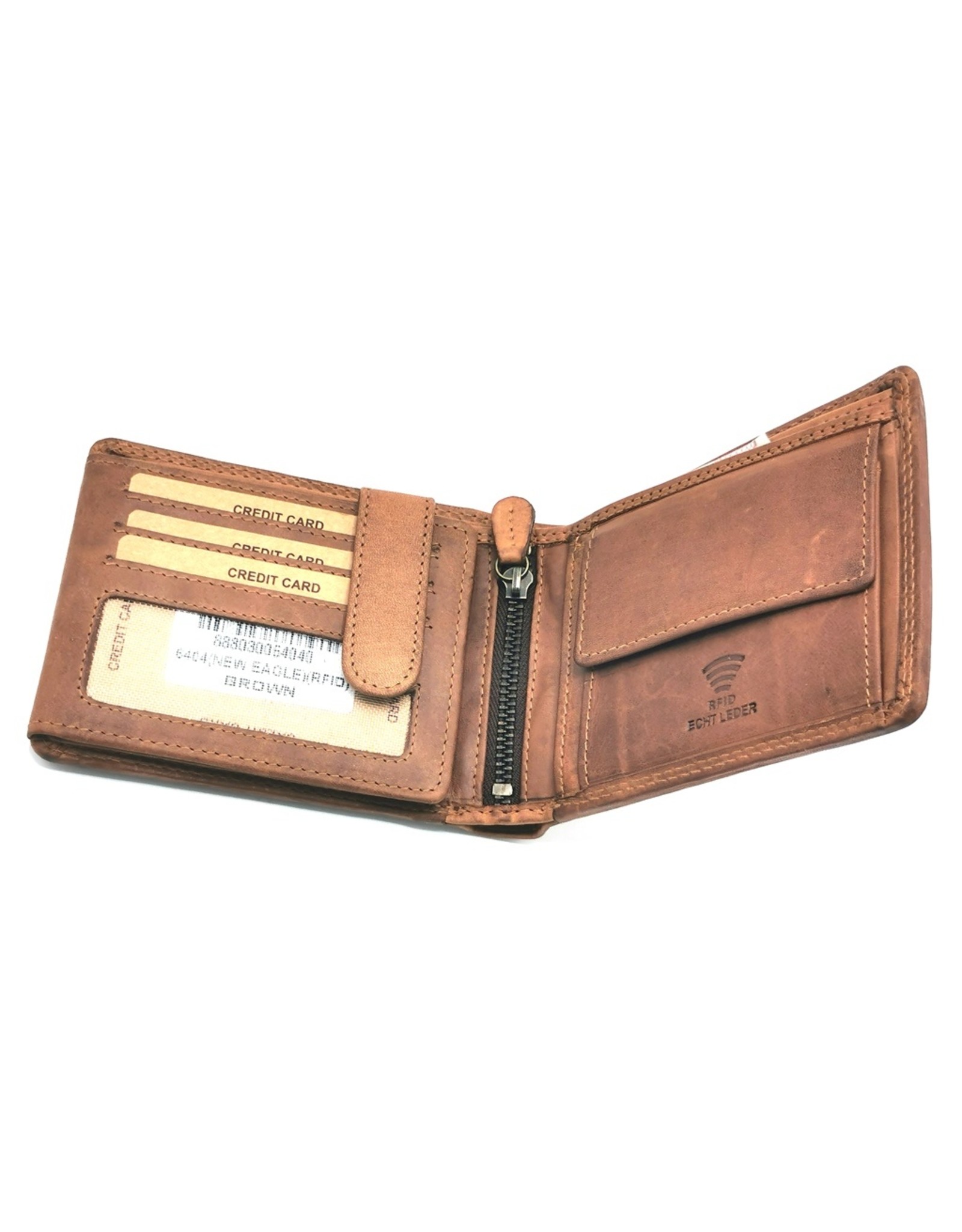 HillBurry Leather Wallets - HillBurry Leather Wallet with embossed Eagle