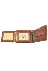 HillBurry Leather Wallets - HillBurry Leather Wallet with embossed Eagle