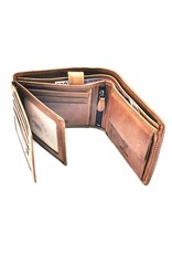 HillBurry Leather Wallets - HillBurry Leather Wallet with embossed Eagle