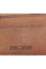 HillBurry Leather Wallets - HillBurry Leather wallet with embossed motorbike