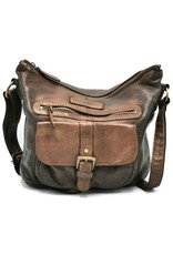 HillBurry Leather bags - Hillburry Shoulder Bag Washed Leather Choco Brown