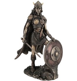 Veronese Design Shield-maiden Bronzed figurine Veronese Design