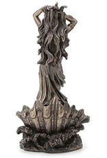 Veronese Design Giftware Figurines Collectables - Aphrodite Rising from the Sea Bronzed Statue 29cm