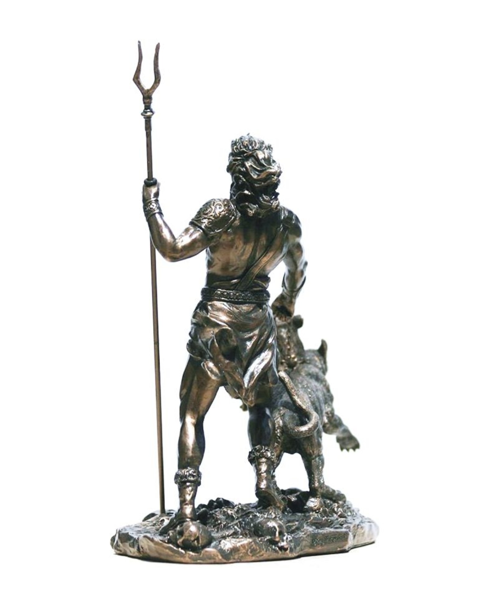 Veronese Design Giftware Figurines Collectables - Hades God of the Underworld with Cerberus Statue