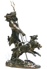 Veronese Design Giftware Figurines Collectables - Hades God of the Underworld with Cerberus Statue