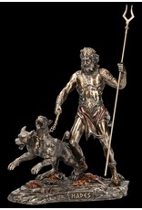 Veronese Design Giftware Figurines Collectables - Hades God of the Underworld with Cerberus Statue