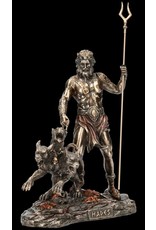 Veronese Design Giftware Figurines Collectables - Hades God of the Underworld with Cerberus Statue