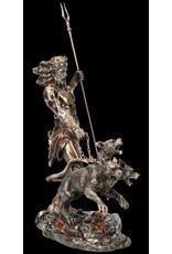 Veronese Design Giftware Figurines Collectables - Hades God of the Underworld with Cerberus Statue