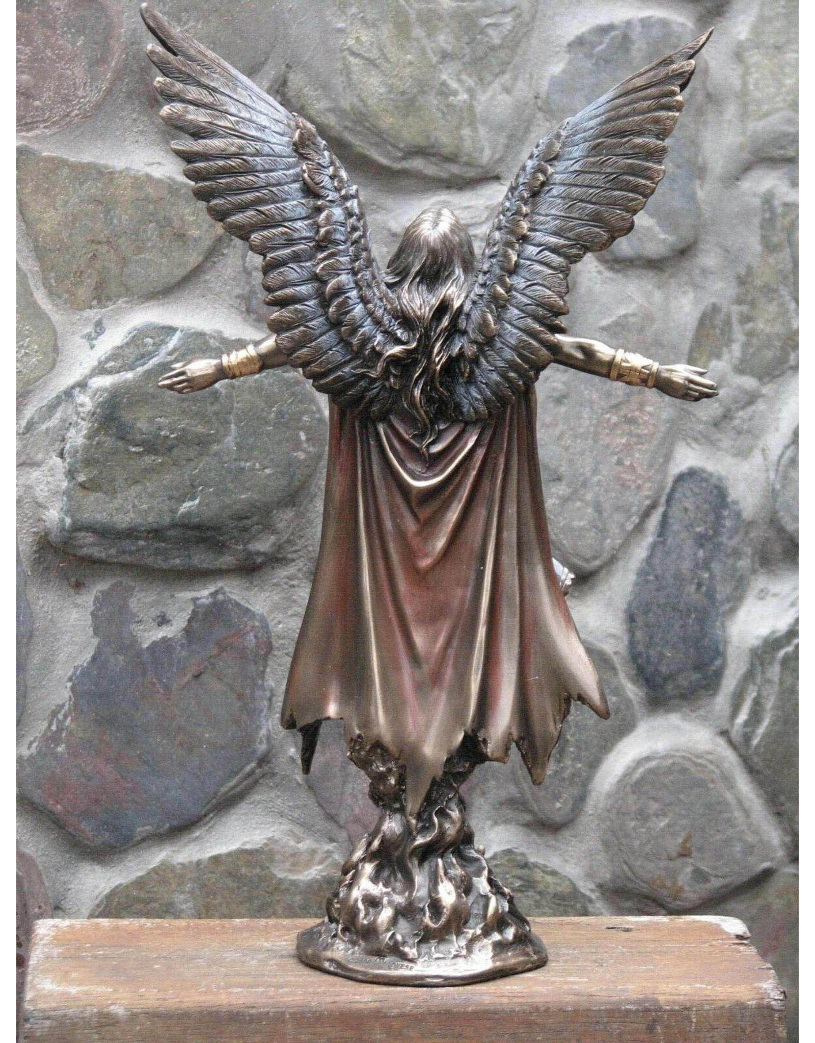 Veronese Design Giftware & Lifestyle - Ascending Warrior Angel bronzed - Veronese Design