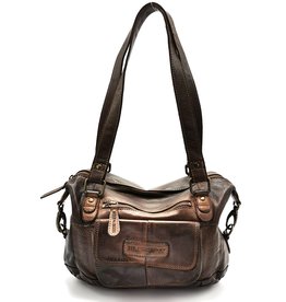 HillBurry HillBurry Shoulder Bag Washed Leather brown