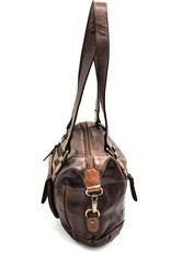 HillBurry Leather Shoulder bags  leather crossbody bags - HillBurry Shoulder Bag Washed Leather - brown