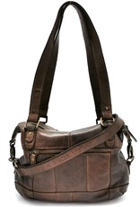 HillBurry Leren schoudertassen Leren crossbody tassen - HillBurry Schoudertas Gewassen Leer - bruin