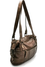 HillBurry Leather Shoulder bags  leather crossbody bags - HillBurry Shoulder Bag Washed Leather taupe