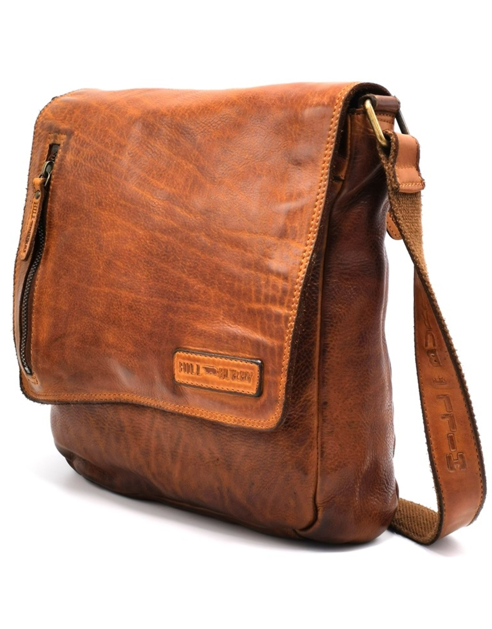 HillBurry Leather bags - HillBurry Crossbody Washed Leather tan