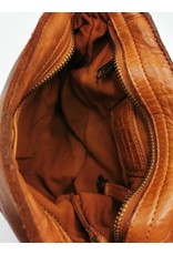 HillBurry Leather bags - HillBurry Shoulder Bag with Cover Washed leather orange