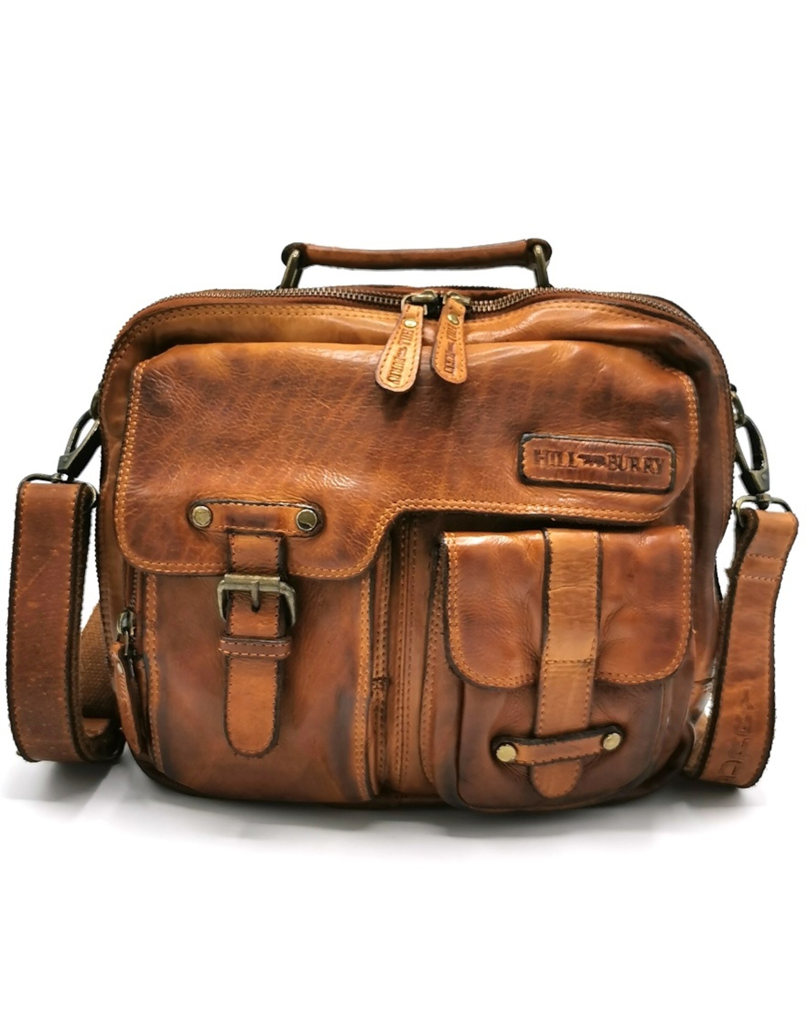 enthousiasme Bedenken Uitgebreid HillBurry Stoere Uniseks Tas Gewassen Leer Vintage look tan | Trukado -  Tassenboetiek Trukado