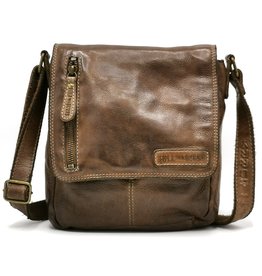 HillBurry HillBurry Crossbody met omslag taupe (klein)