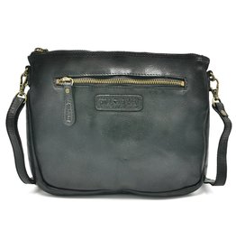 HillBurry Hillburry Shoulder Bag - Clutch Washed Leather Black