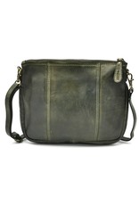 HillBurry Small leather bags, clutches and more - Hillburry Shoulder Bag - Clutch Washed Leather khaki