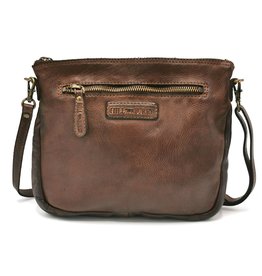 HillBurry Hillburry Shoulder Bag - Clutch Washed Leather brown