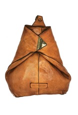 HillBurry Leather backpacks Leather shoppers - HillBurry Crossbody-Sling bag Washed Leather tan