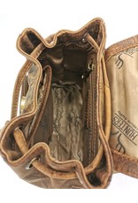 Hunters Leather backpacks  and leather shoppers - Leather Backpack Hunters brown