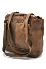 HillBurry Leather backpacks Leather shoppers - HillBurry backpack-shoulder bag washed leather (Taupe)