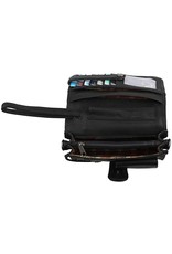 HillBurry Leather Festival bags, waist bags and belt bags - HillBurry Leather Shoulder Bag-Wallet-Phone holder black