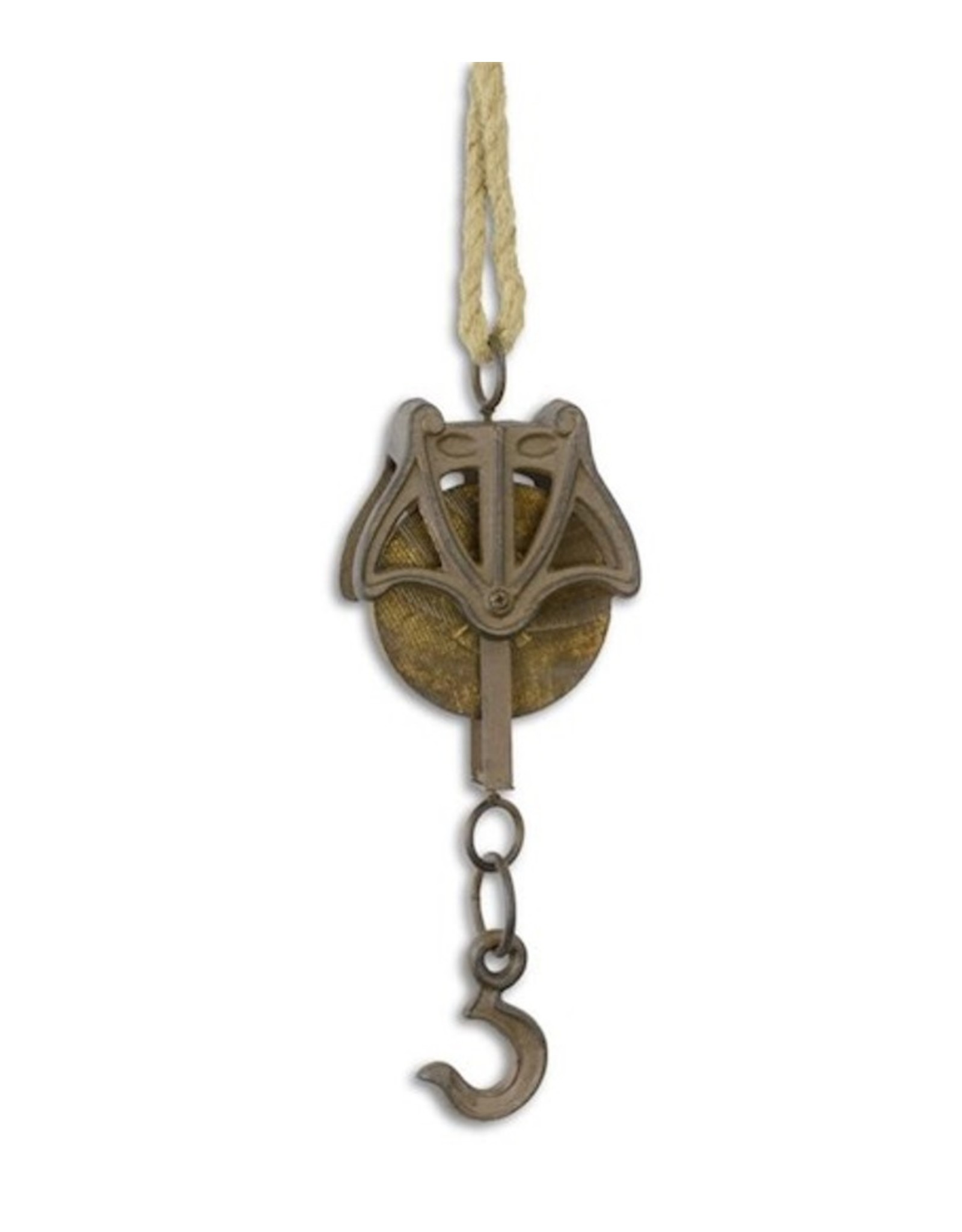 Trukado Miscellaneous -  Cast Iron Pulley on Jute Rope