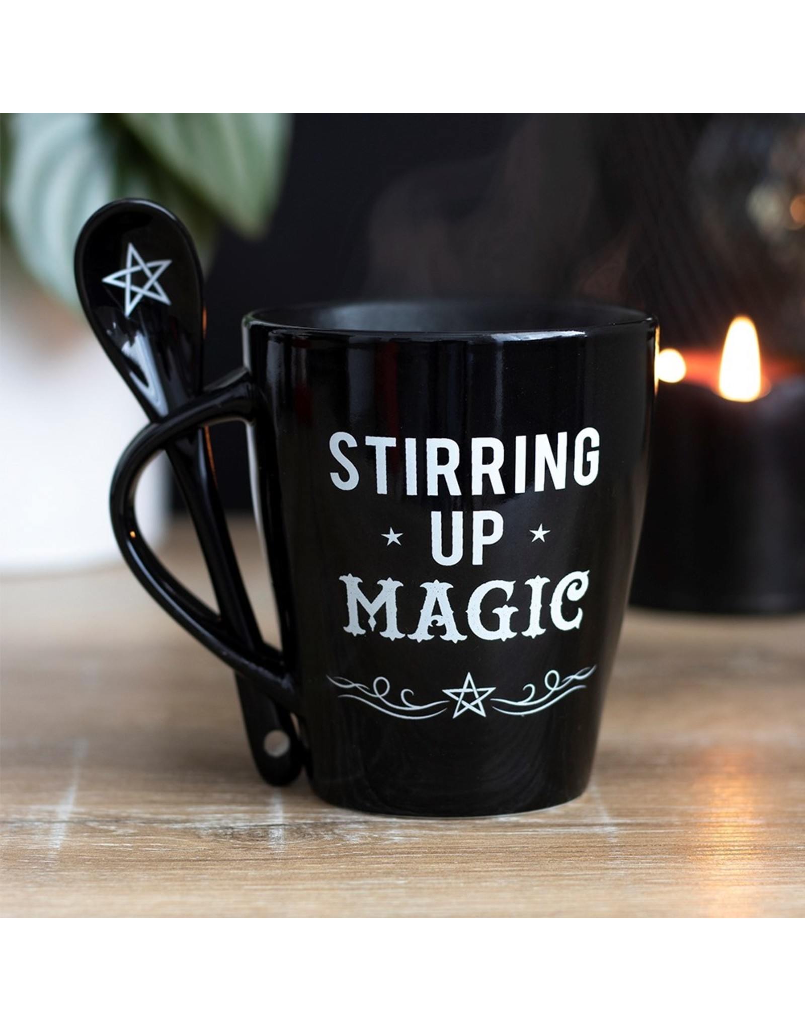 Something Different Giftware & Lifestyle - Stirring Up Magic Mok en Lepel set