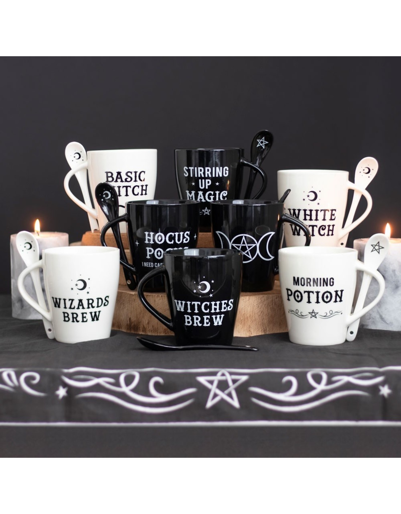 Something Different Giftware & Lifestyle - Triple Moon Mug and Spoon set