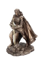 Veronese Design Giftware & Lifestyle - King Arthur Sword in the Stone Bronzed Letter Opener 21cm