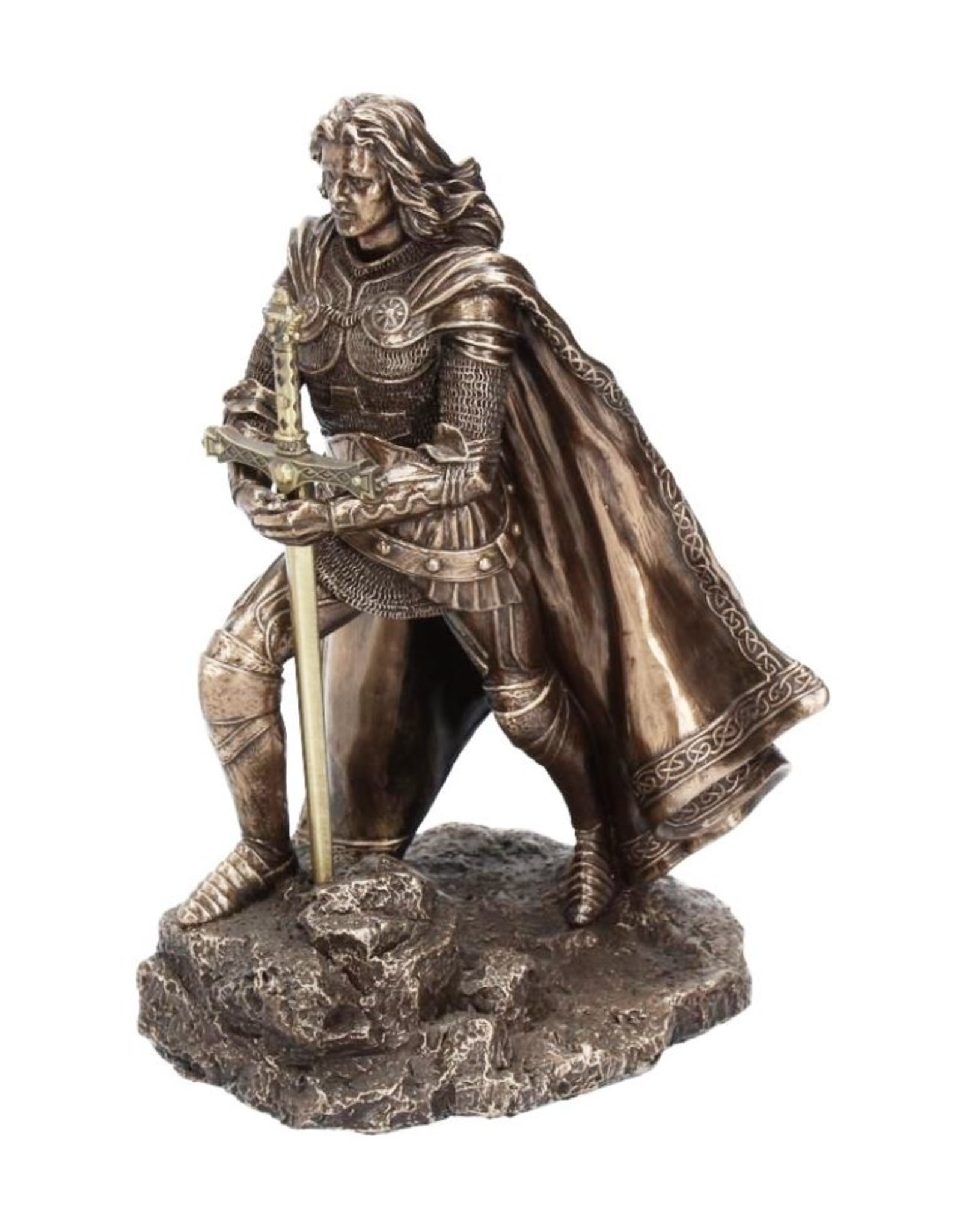 Veronese Design Giftware & Lifestyle - King Arthur Sword in the Stone Bronzed Letter Opener 21cm