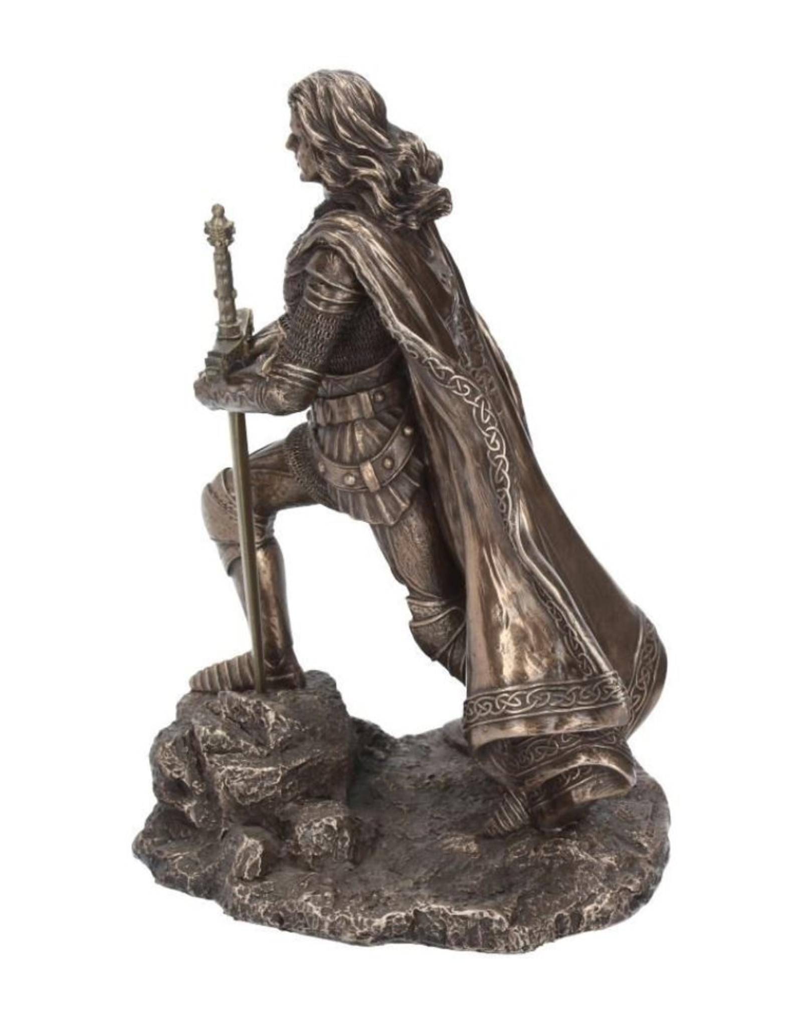 Veronese Design Giftware & Lifestyle - King Arthur Sword in the Stone Bronzed Letter Opener 21cm